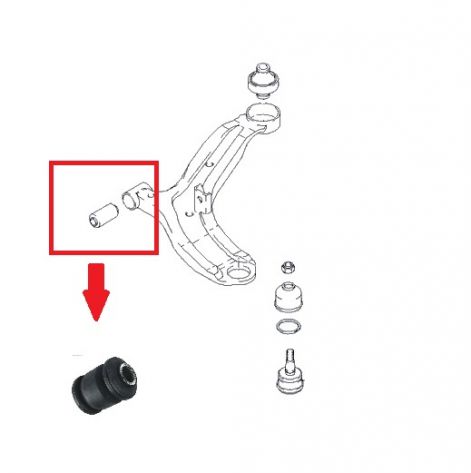 Hyundai Accent első lengőkar első szilent 545511C000 akciós áron Miskolcon.jpg