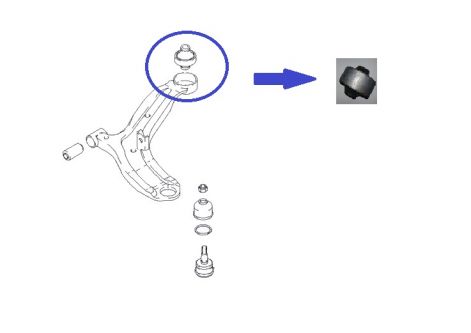 Hyundai Accent első lengőkar hátsó szilent 5455525000 akciós áron Miskolcon.jpg